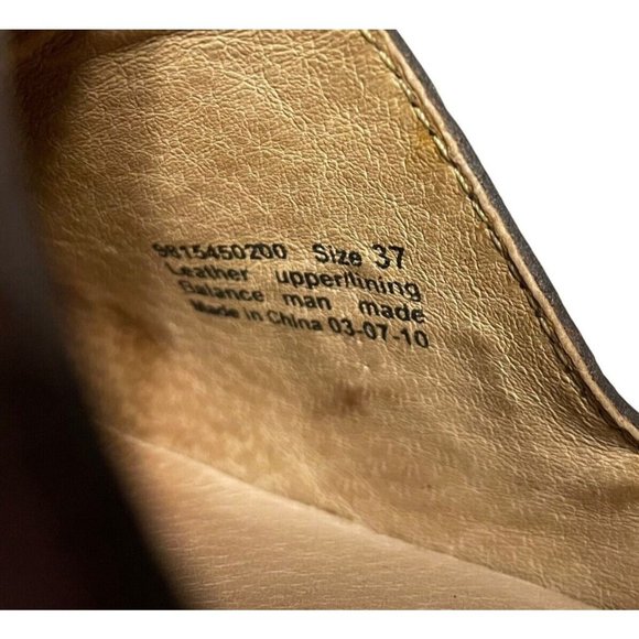 Dansko Solstice Brown Leather Split Toe Strap Clog Shoes Womens Size 37 US 6.5-7 - Picture 9 of 10